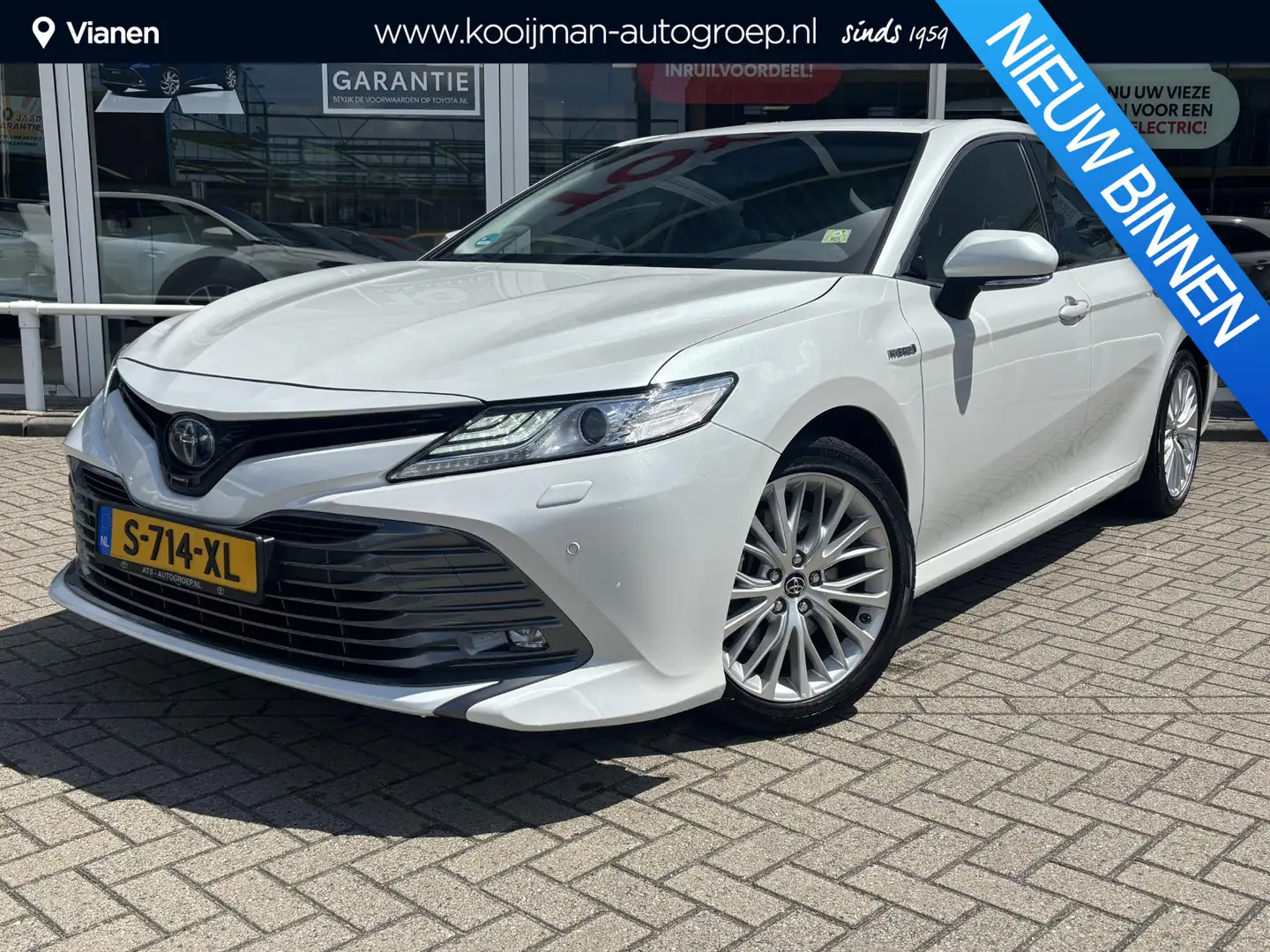 Toyota Camry 2.5 Hybrid Executive ZEER LUXE AUTO, SLECHTS 72.52 Wit - 1