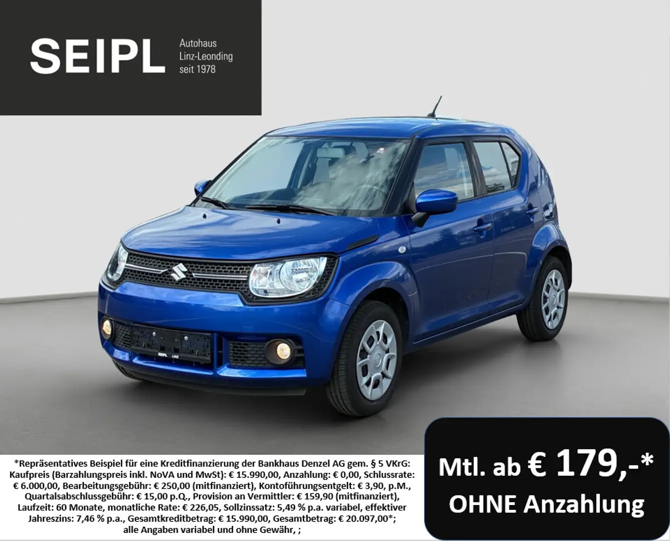 Suzuki Ignis 1,2 Clear Blau - 1