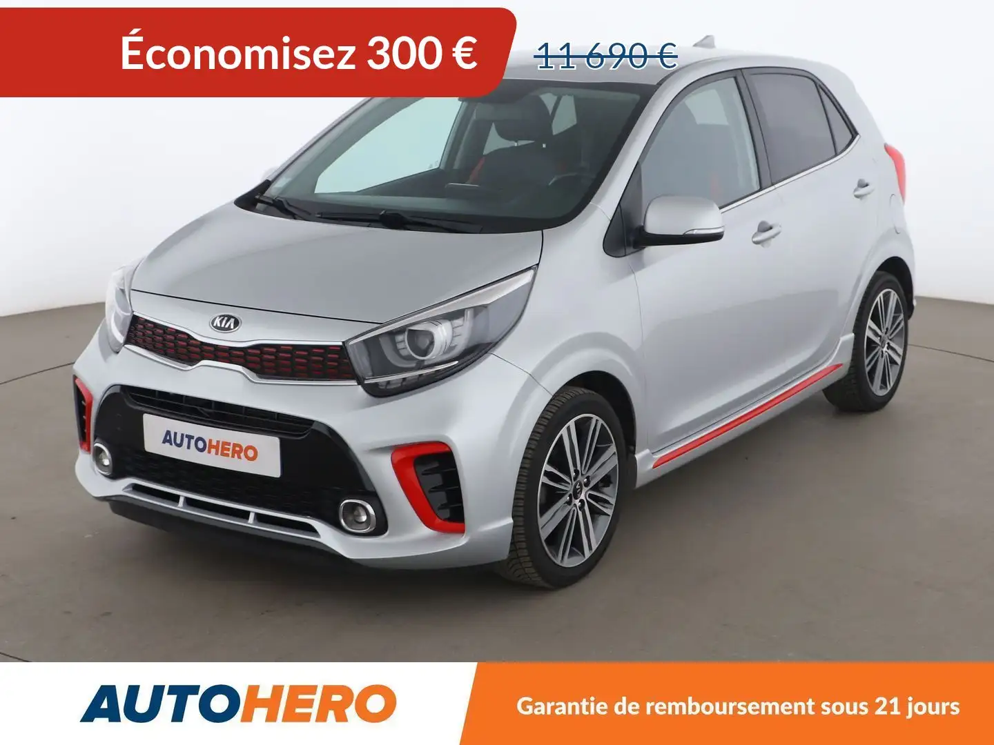 Kia Picanto 1.2 GT Line Gris - 1
