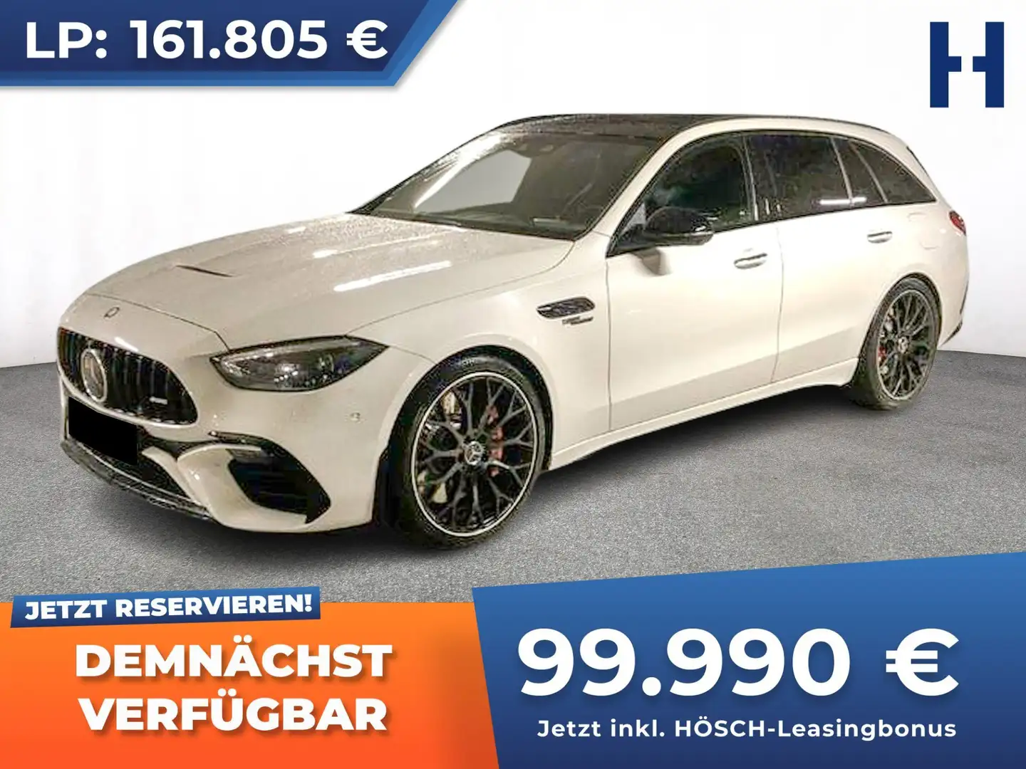 Mercedes-Benz C 63 AMG S T-Modell 8-fach AERO NIGHT TRACK DRIVE PACKAGE Weiß - 1