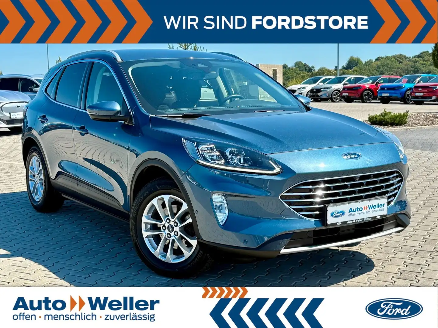 Ford Kuga Titanium X 1.5 EcoBoost ACC LED 1. Hand ! Blau - 1