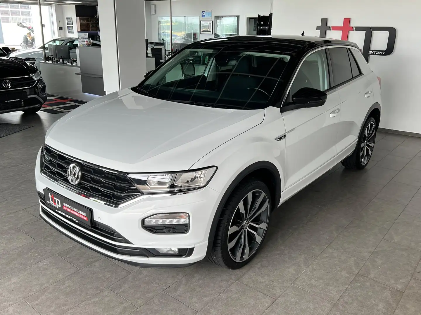 Volkswagen T-Roc 1.5 TSI R-line El.Heckklappe 19 Alu Navi Weiß - 2