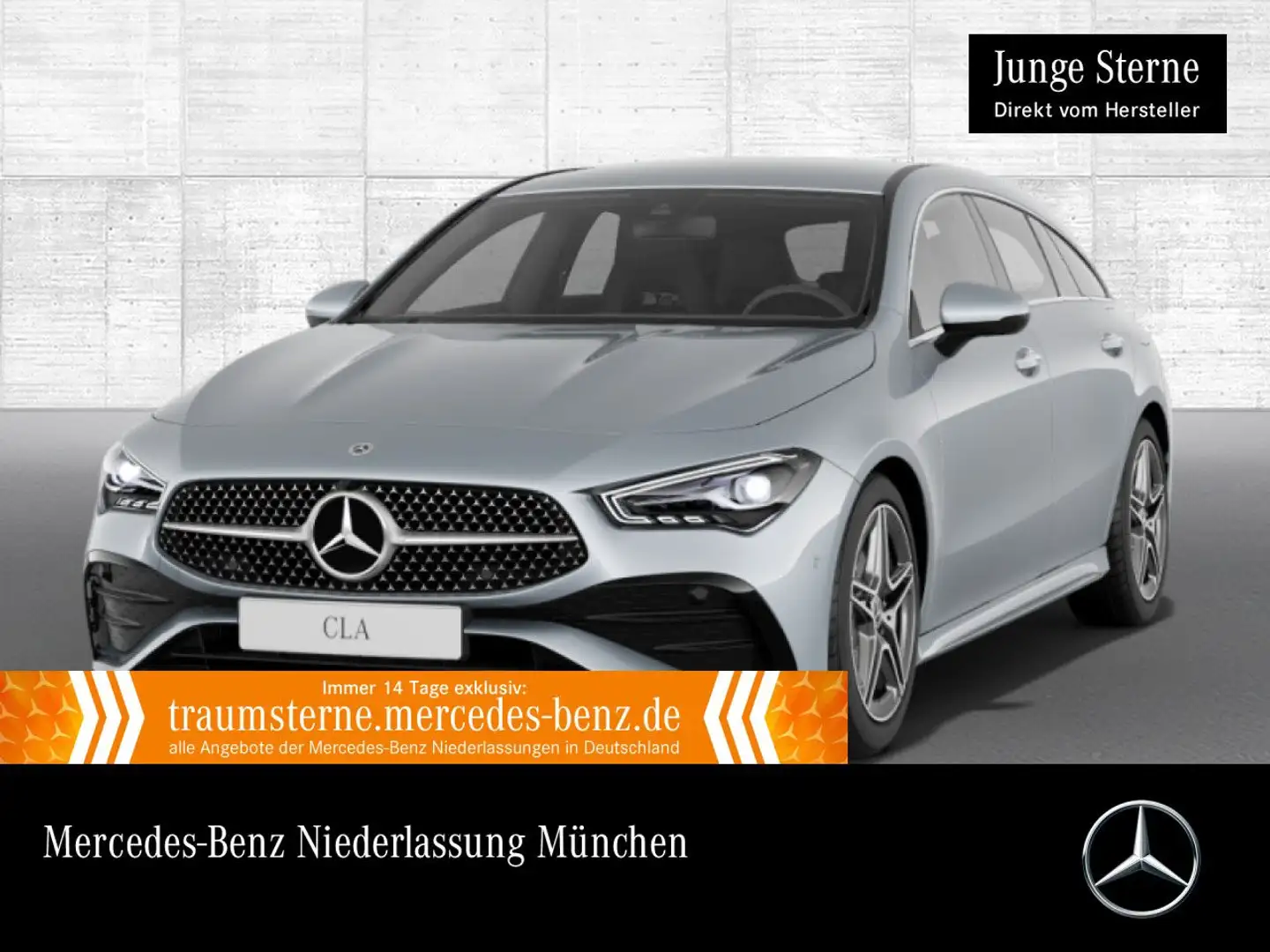 Mercedes-Benz CLA 200 AMG+360°+LED+TOTW+KEYLESS+7G Silber - 1