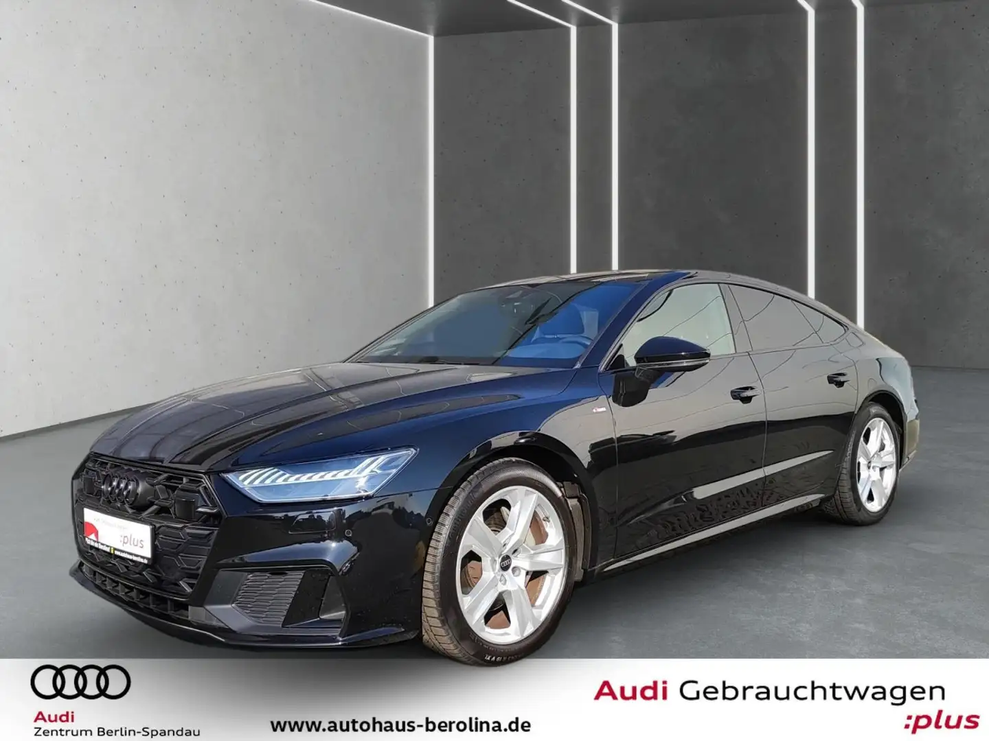Audi A7 50 TDI qu. S line *PANO*HuD*MATRIX* Schwarz - 2