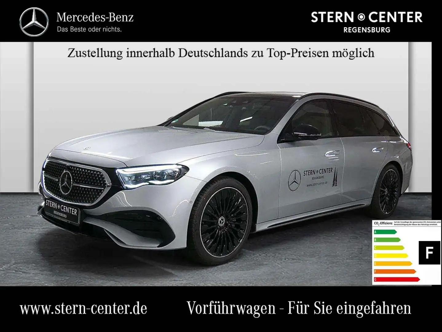 Mercedes-Benz E 450 d 4M T AMG+DIST+PANO+360°+DIGITAL LIGHT+++ Silber - 1