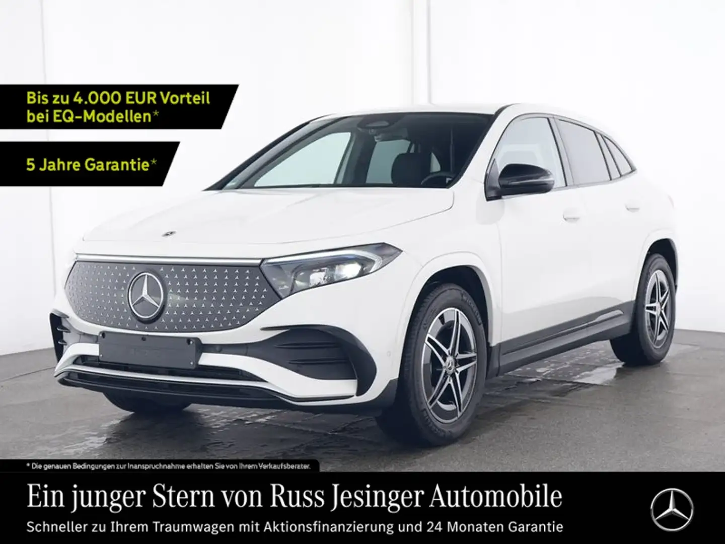 Mercedes-Benz EQA 300 4M AMG Line *LED*Night*Cam*TotW*Navi* Blanc - 2
