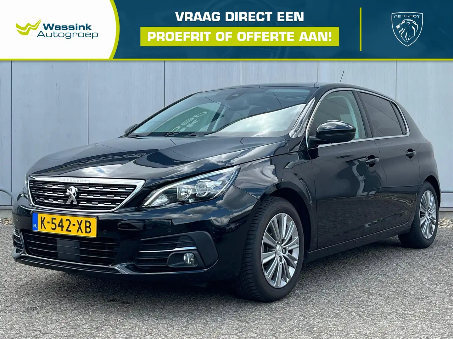Peugeot 308 130pk Allure Navigatie | Panoramadak | Trekhaak Zwart - 1