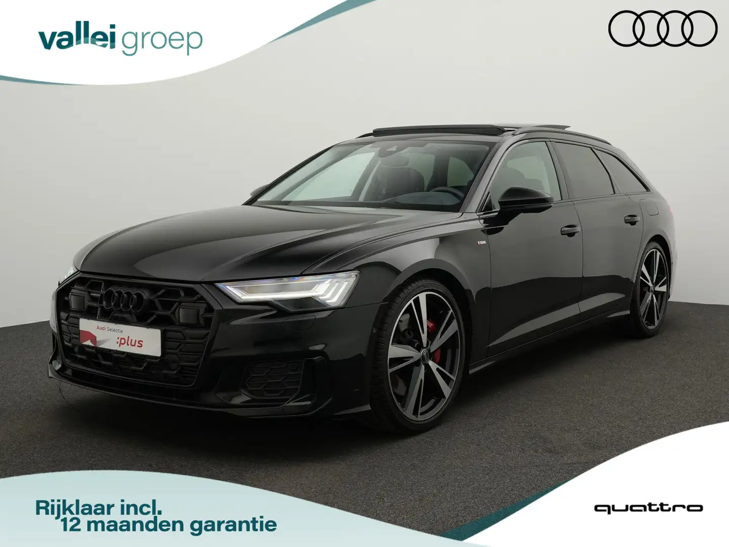 Audi A6 Avant 55 TFSI e S-tronic quattro S edition / NIEUW Nero - 1