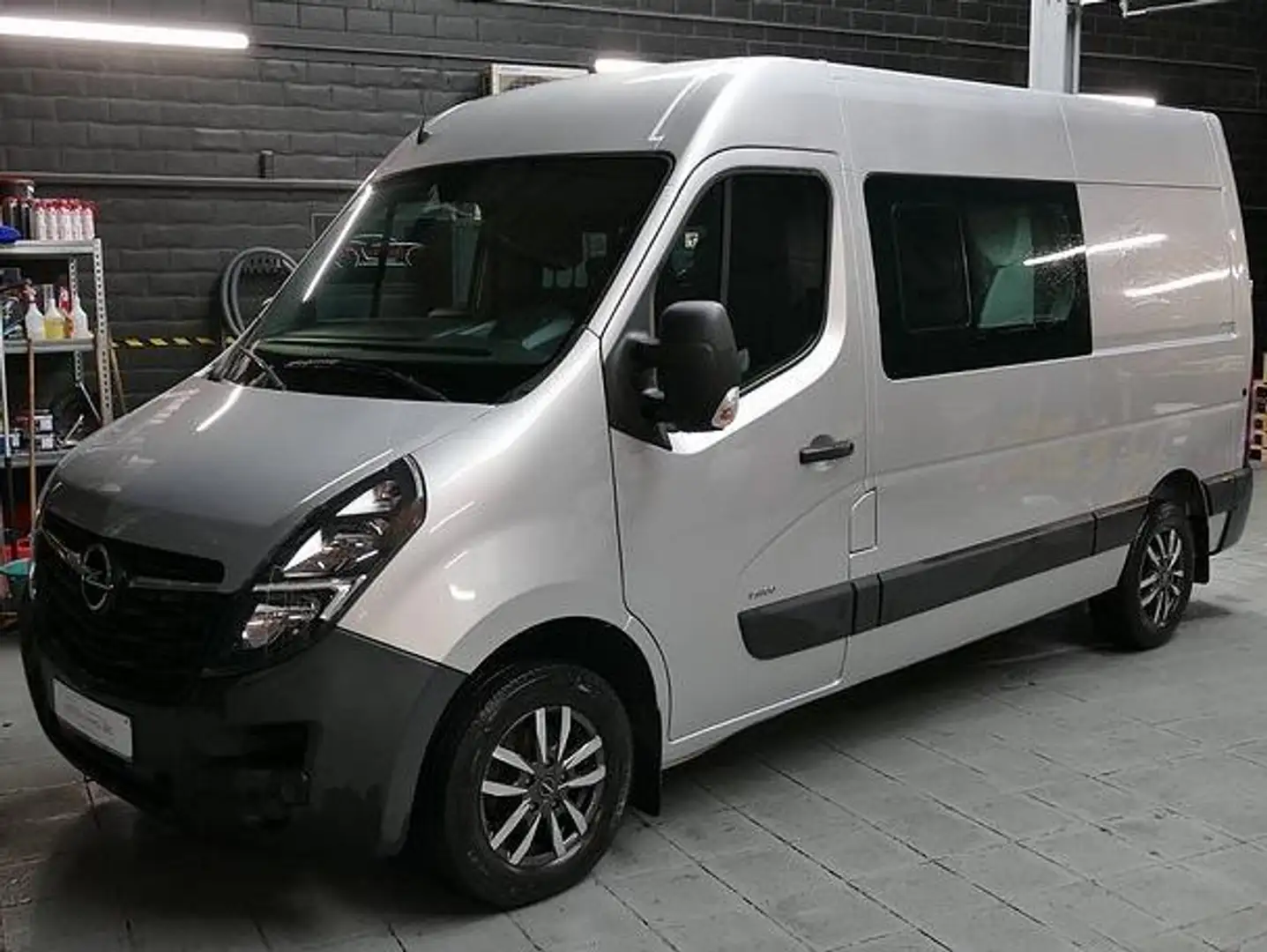 Opel Movano Movano 2.3 D L2H2 Dubbele Cabine 7 plaatsen Argent - 2