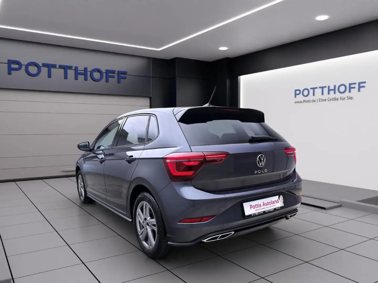 Volkswagen Polo 1.0 TSI R-LINE NAVI IQ.LIGHT IQ.DRIVE SITZHZG Grau - 2