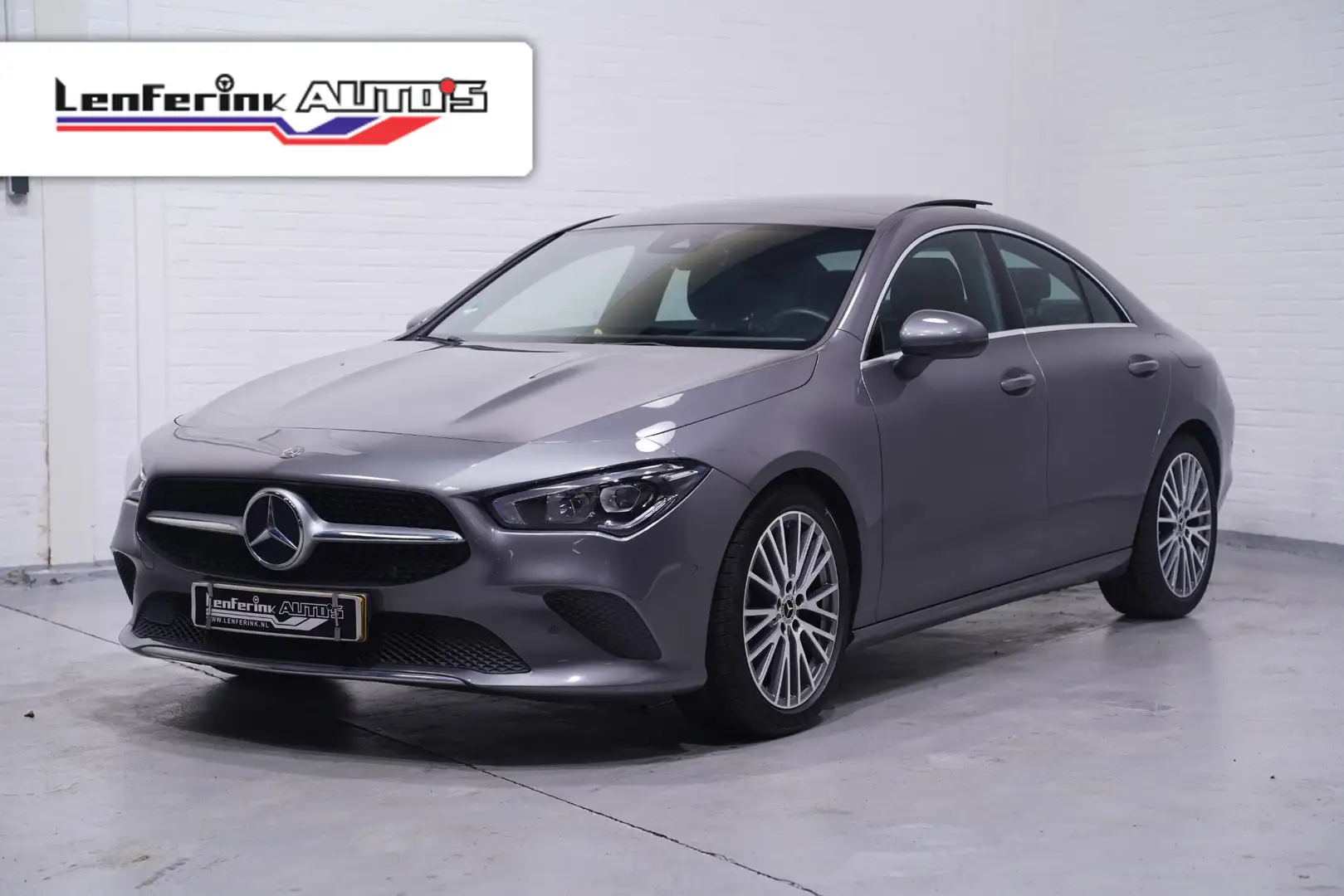 Mercedes-Benz CLA 180 d Business Solution Luxury lederen-bekleding pano Grijs - 1