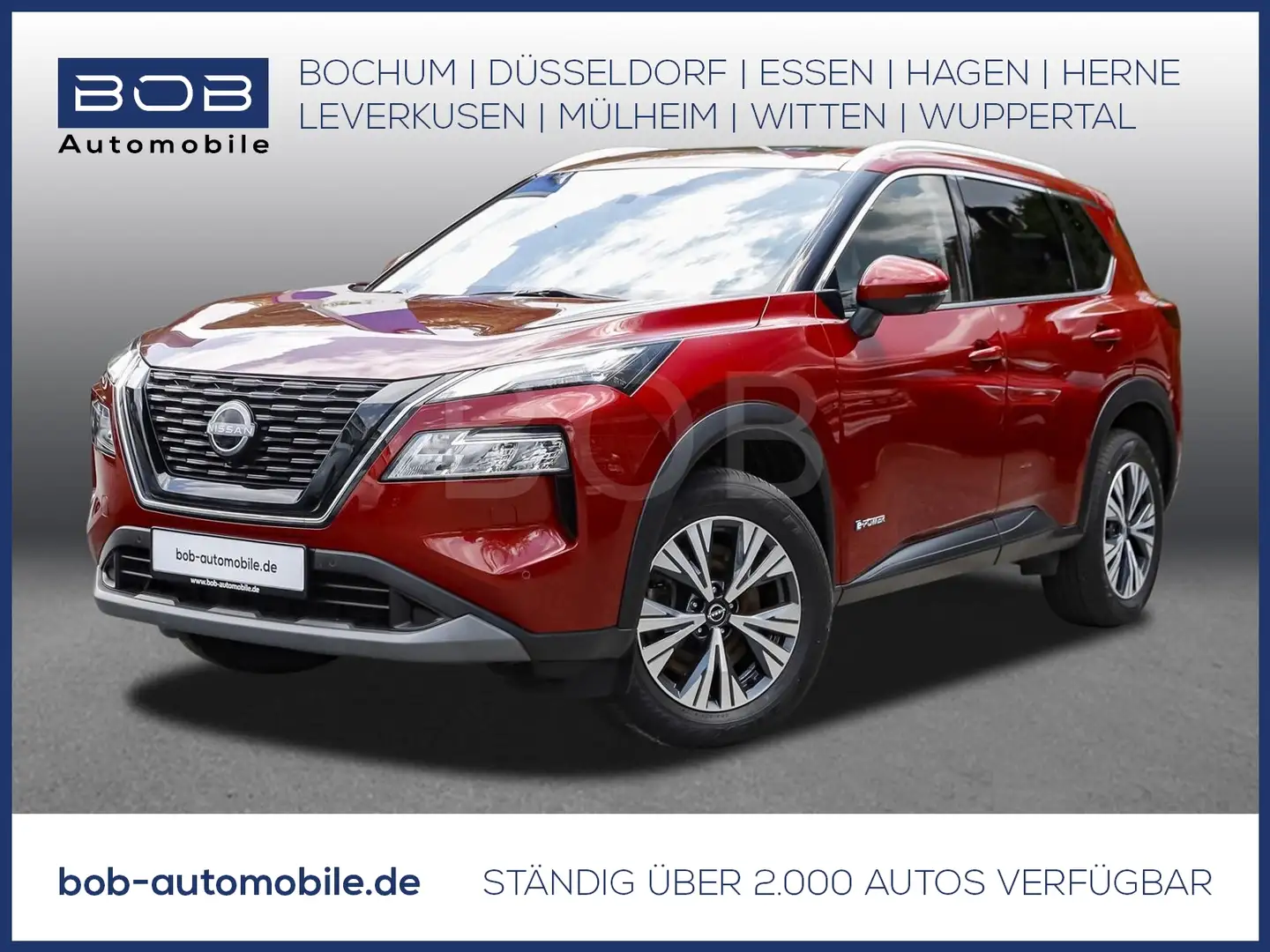 Nissan X-Trail 1.5 VC-T e-Power e-4orce Tekna+  NAVI SHZ MULTIVIE Rood - 1