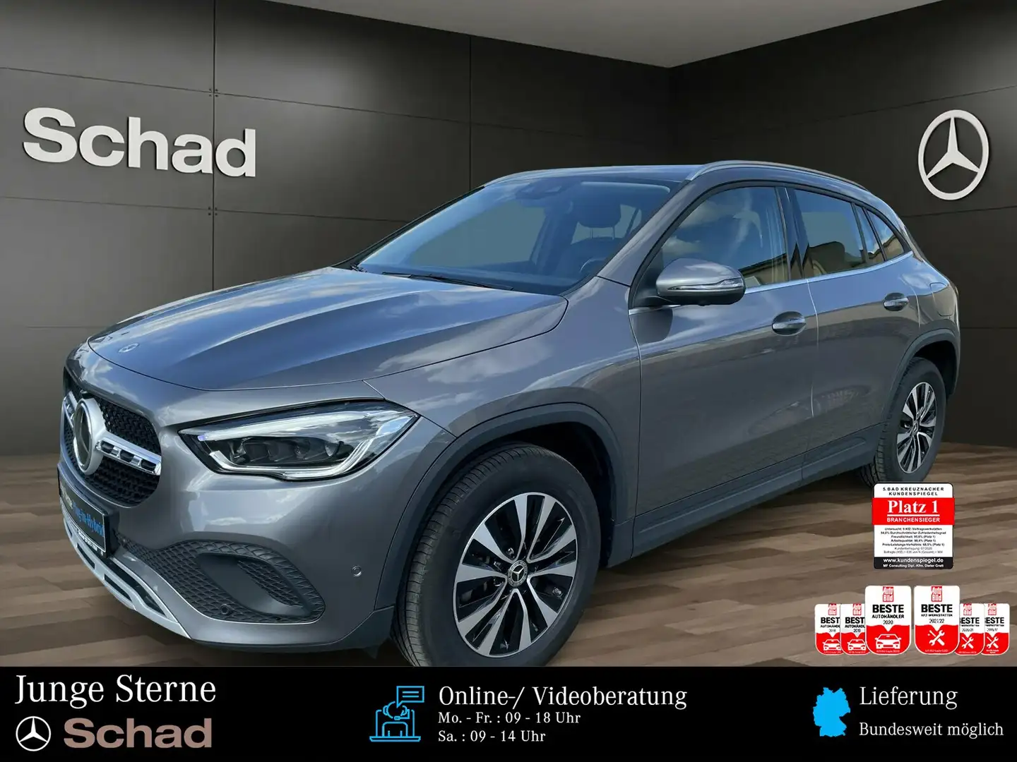 Mercedes-Benz GLA 250 GLA 250 e NAVI+MBEAM LED+DISTR+360°+CARPLAY+SHZ+ Grau - 1