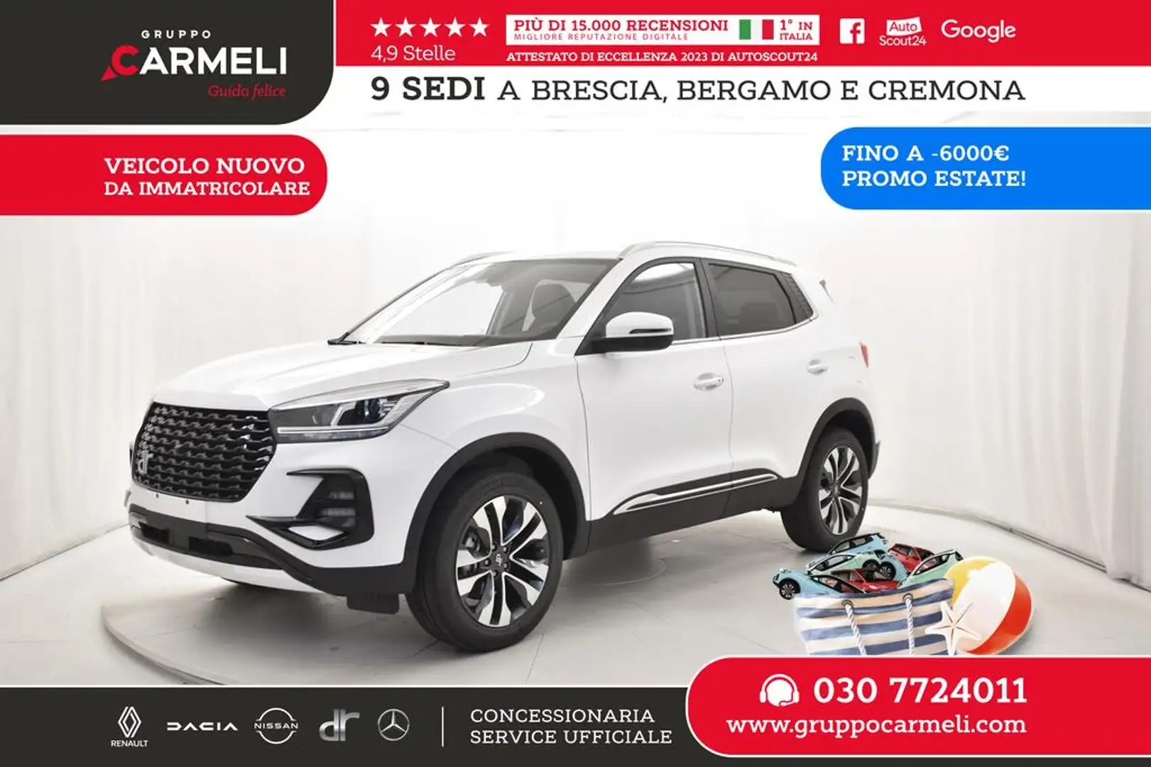 DR Automobiles DR5.0 1.5 116cv - PRONTA CONSEGNA Blanco - 1