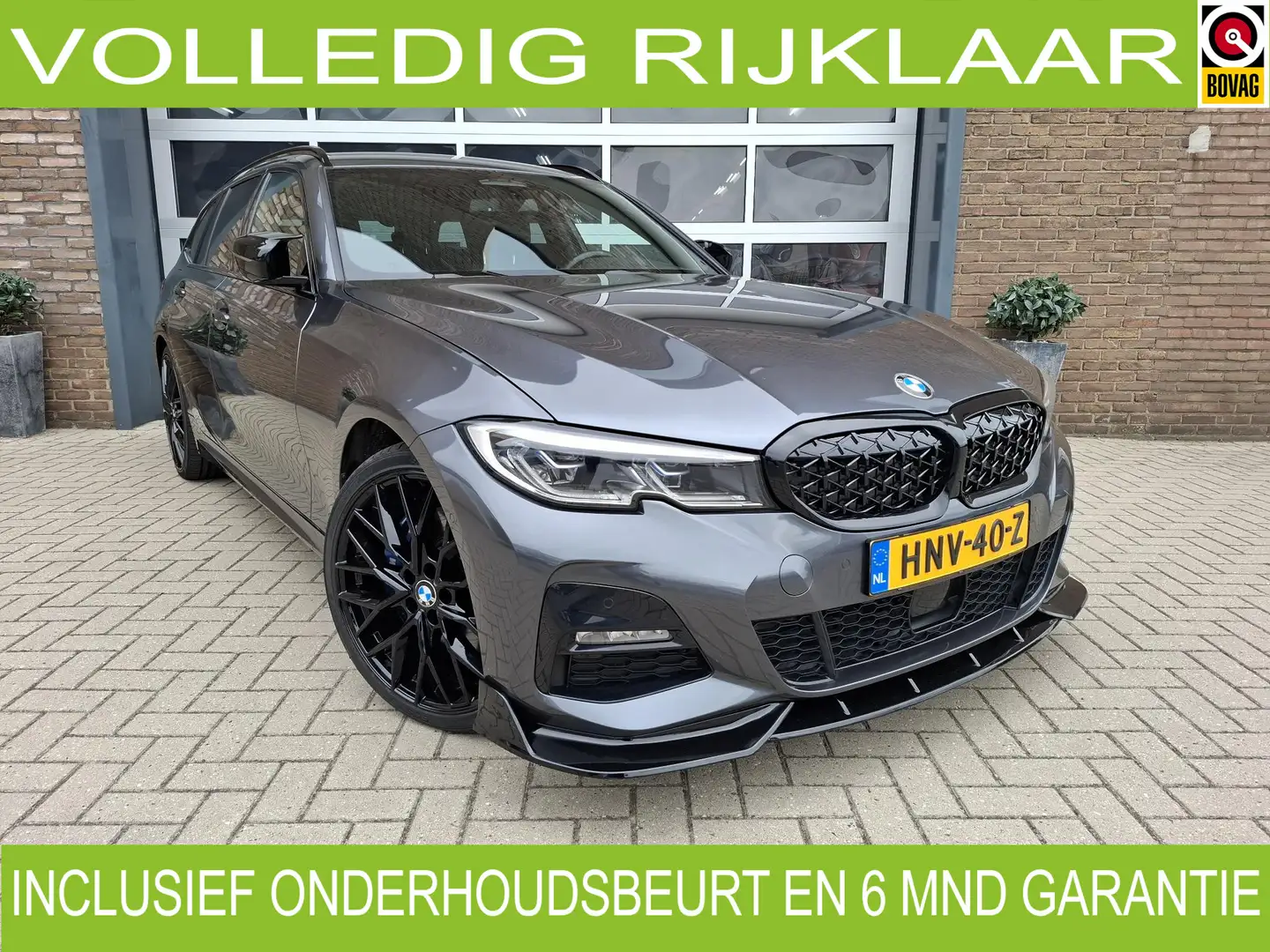 BMW 330 3-serie Touring 330e M-uitvoering Uniek/Zeer mooi! Grijs - 1