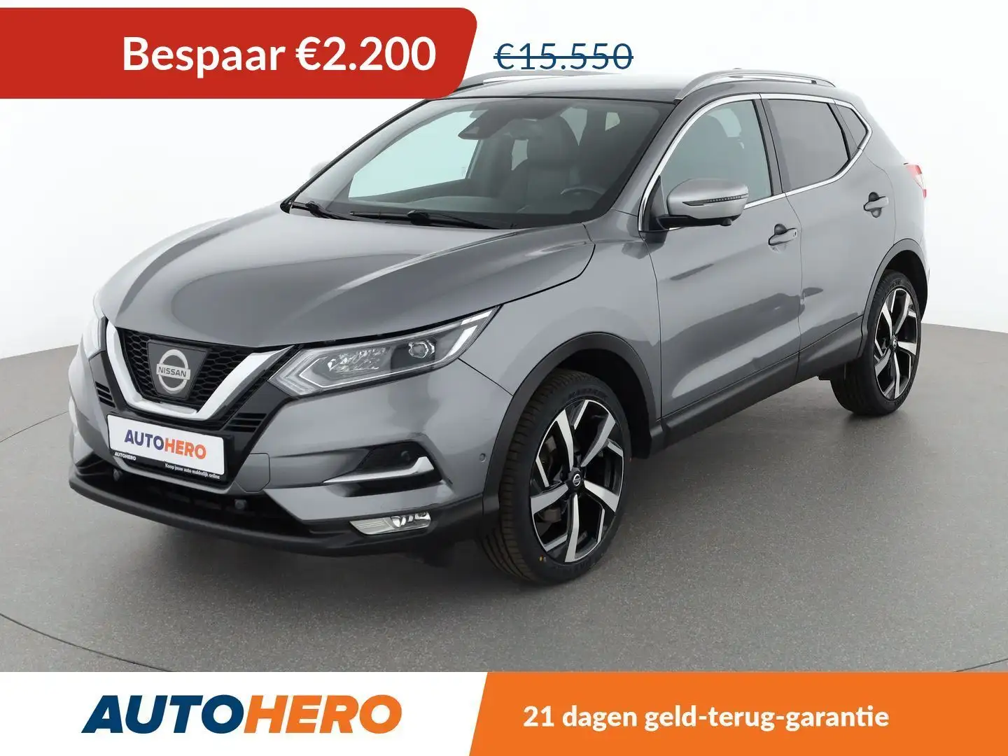Nissan Qashqai 1.2 Tekna Grijs - 1