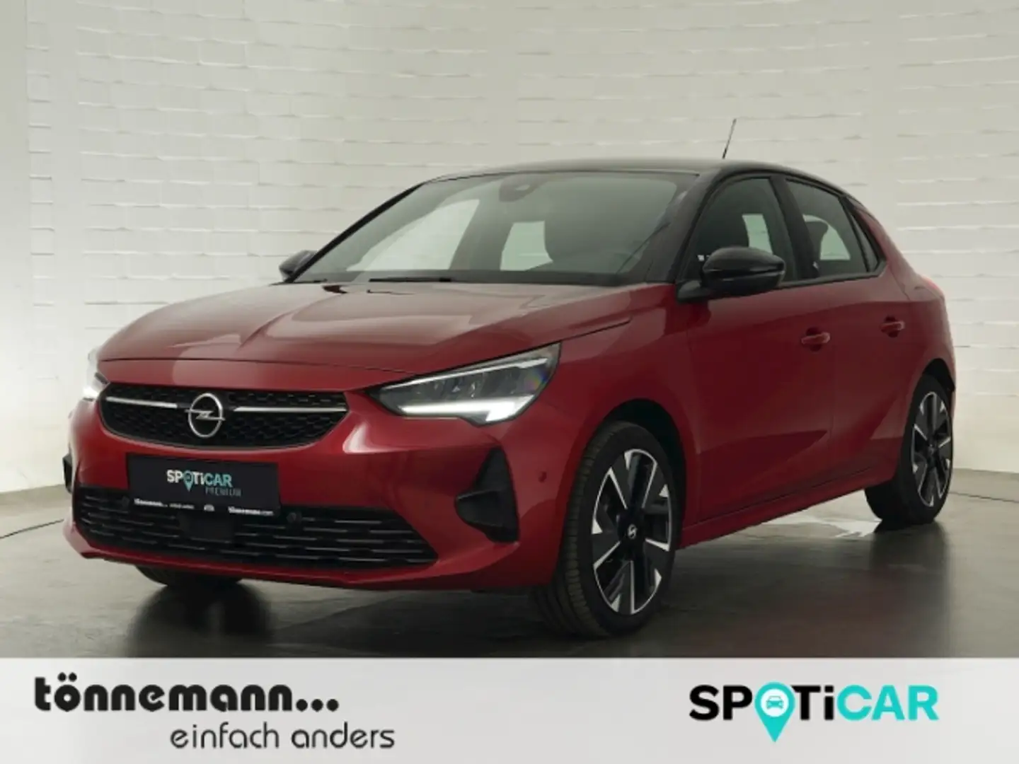Opel Corsa-e F GS LINE 50kWh AT+LED+SITZHEIZUNG+SPORTSITZE+PARK Rouge - 1