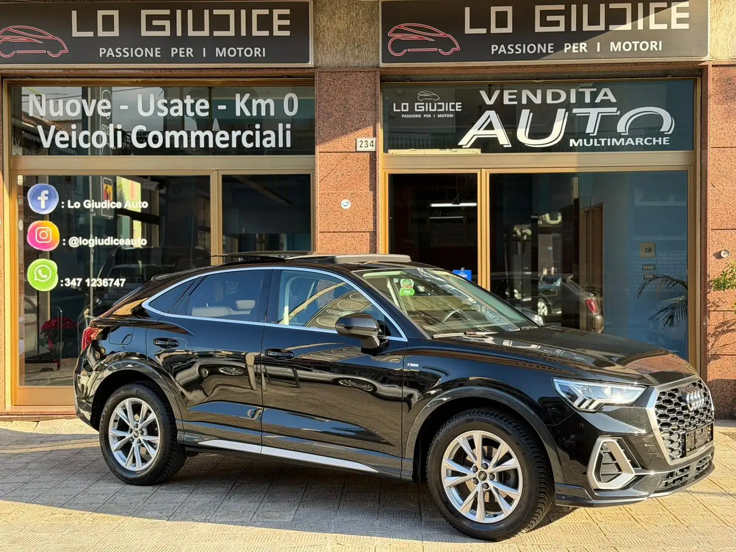 Audi Q3 Q3 Sportback 35 2.0 S-LINE tdi quattro s-tronic Nero - 1