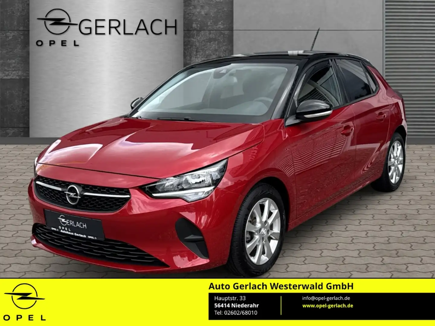 Opel Corsa F Edition 1.2 EU6d Navi LED Apple CarPlay Android Rot - 1