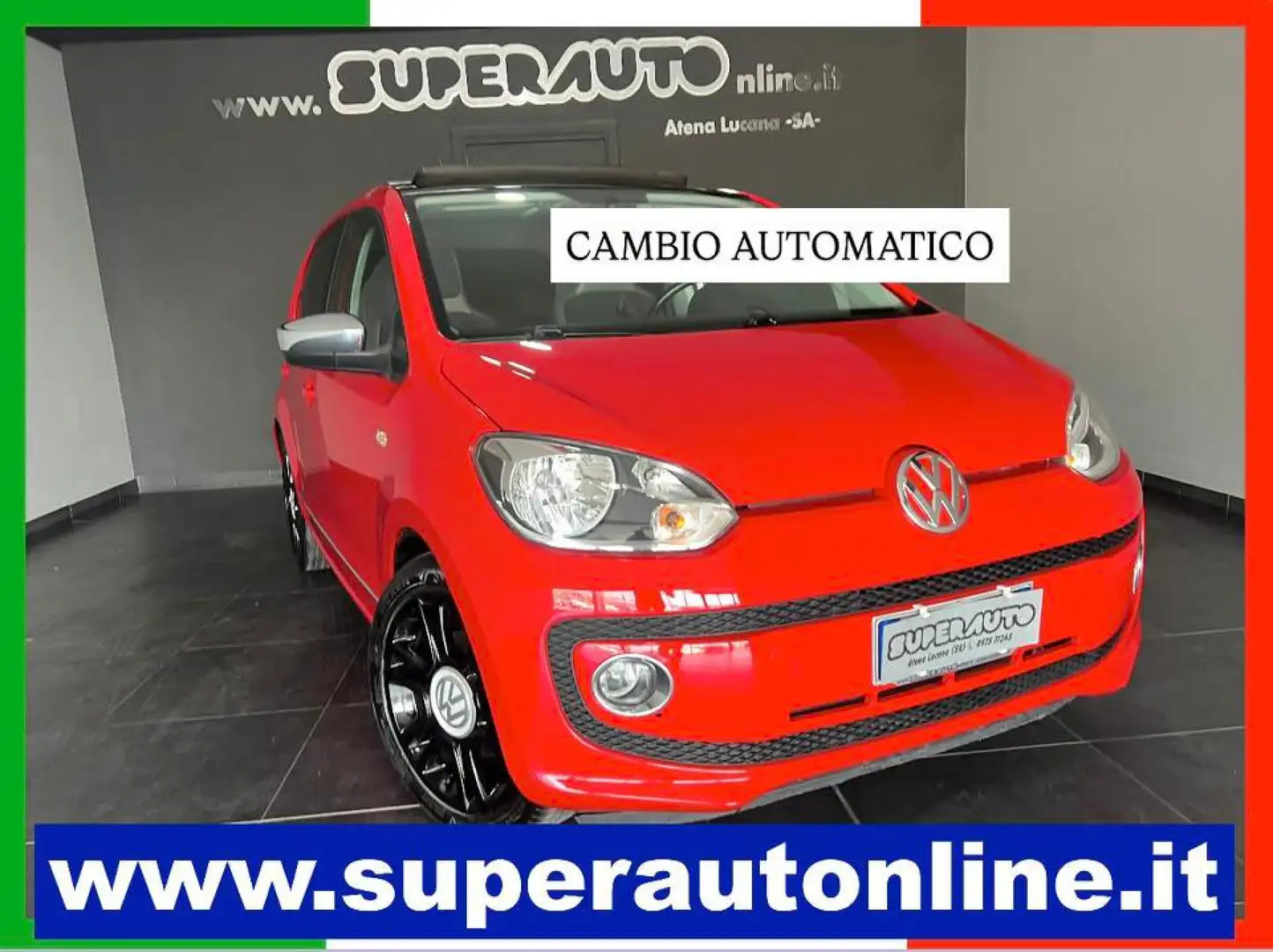 Volkswagen up! 1.0 75 CV 5p. high up! ASG / TETTO APRIBILE Rouge - 1