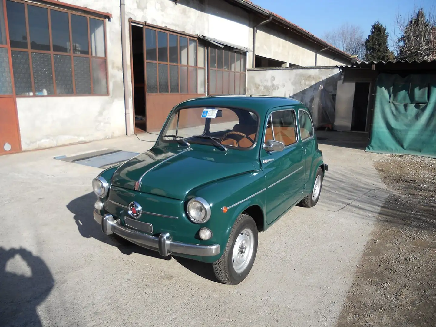 Fiat 600 600D Seconda Serie Fanalone Зелений - 1