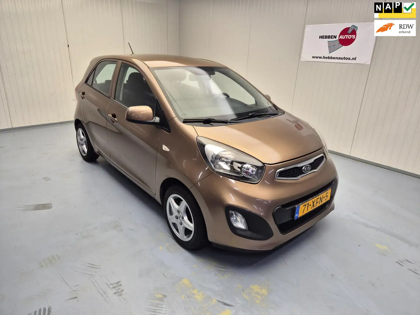 Kia Picanto 1.0 CVVT Comfort Pack Airco Alu Velgen Brown - 1
