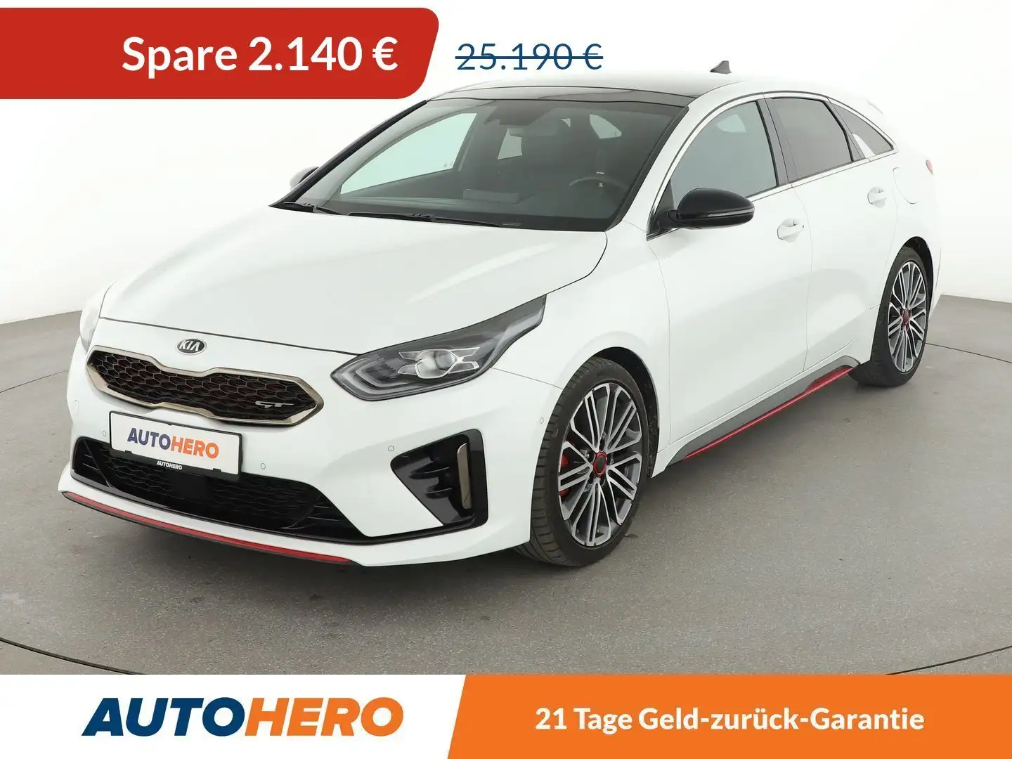 Kia ProCeed / pro_cee'd 1.6 TGDI GT Aut*NAVI*LED*ACC*CAM*PDC*SHZ* Weiß - 1