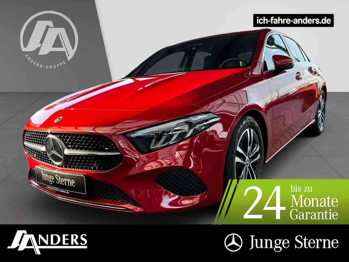 Mercedes-Benz A 180 Progressive Adv+MBUX+SHZ+LED+PDC+Kam+Apple Rot - 1