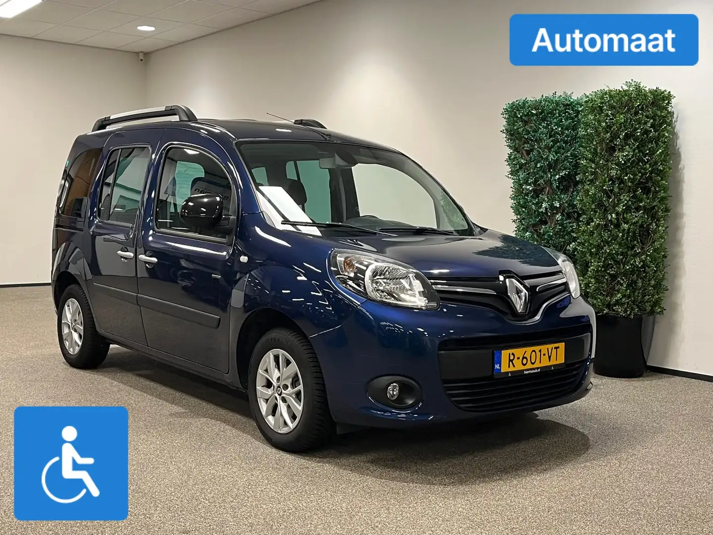 Renault Kangoo Rolstoelauto Automaat + Luchtvering + Handbedienin Azul - 1