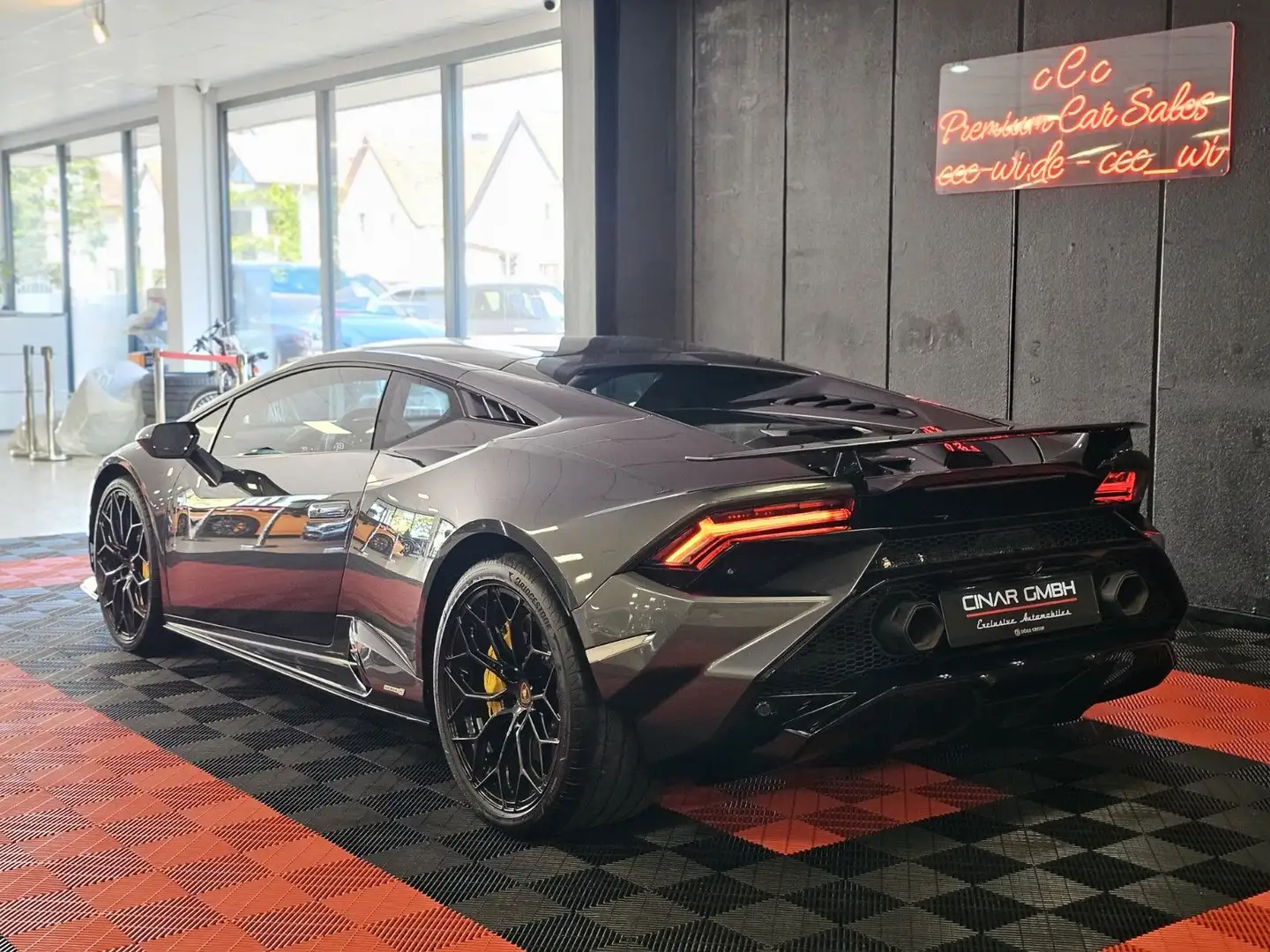 Lamborghini Huracán Tecnica LP640-2 (LIFT/SENSONUM/CAM/STYLE Gris - 2