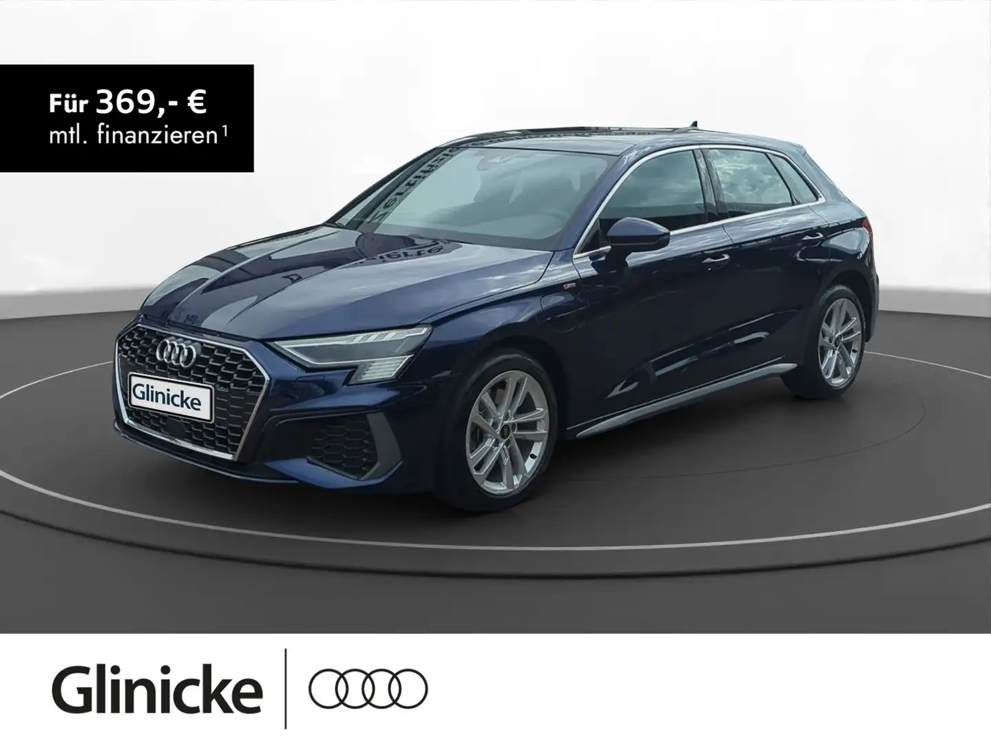 Audi A3 40 TFSI e S line Blau - 1