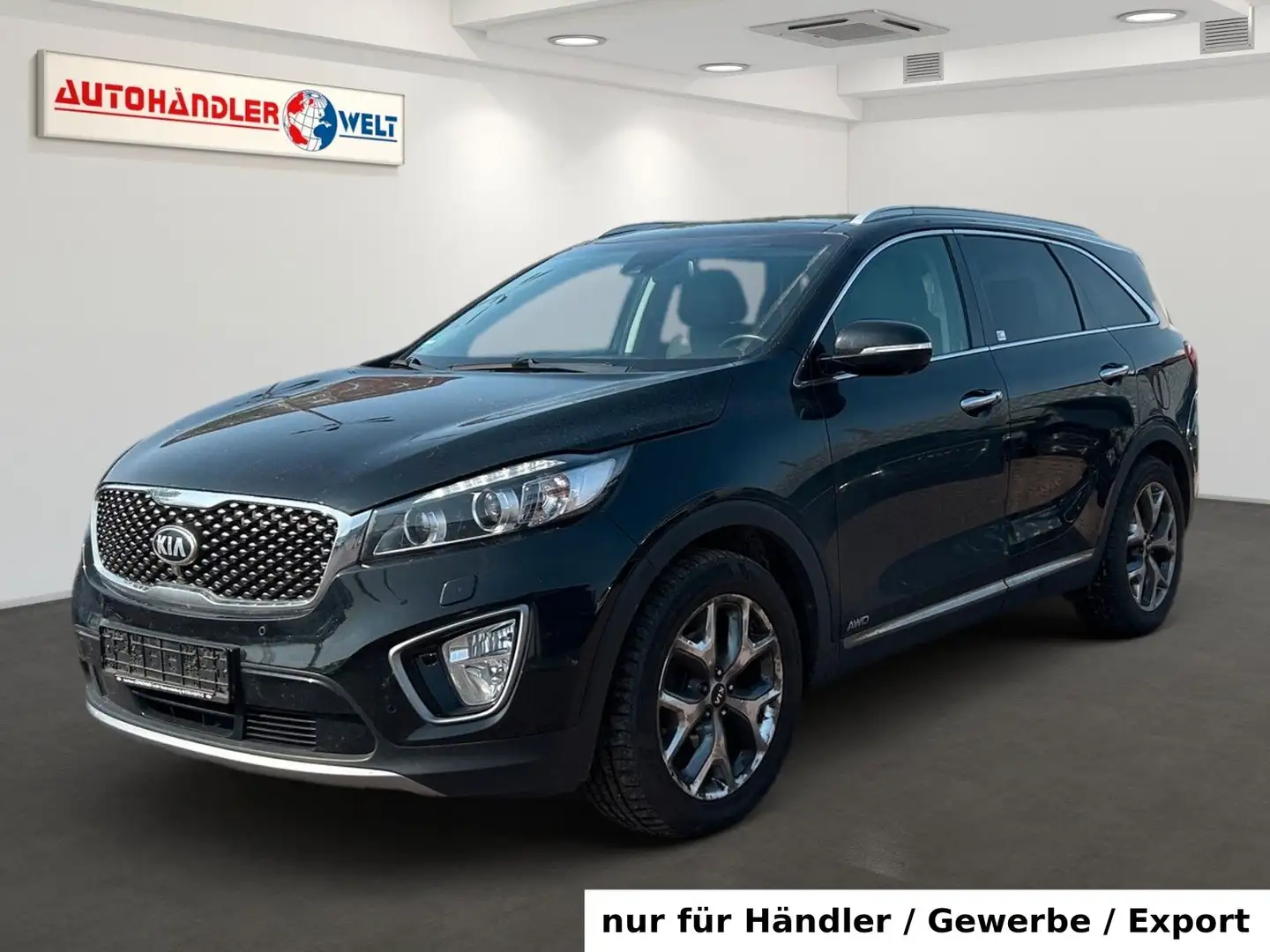 Kia Sorento 4x4 Automatik LED Leder SHZ Pano Navi AH Noir - 1