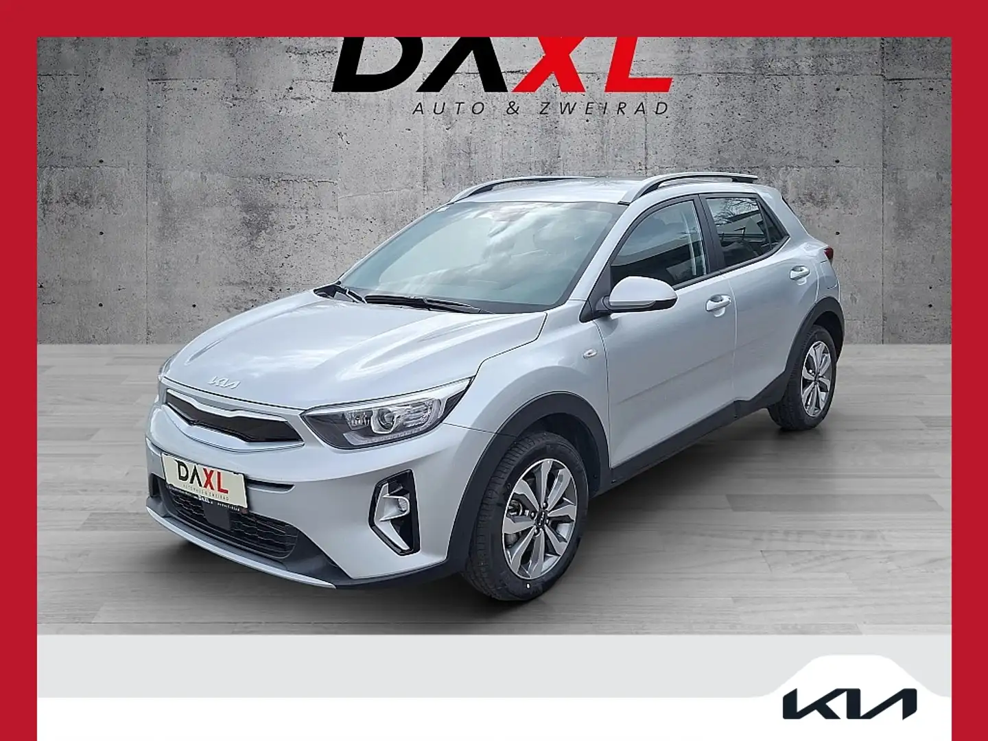 Kia Stonic 1,25 MPI ISG Silber Silber - 1