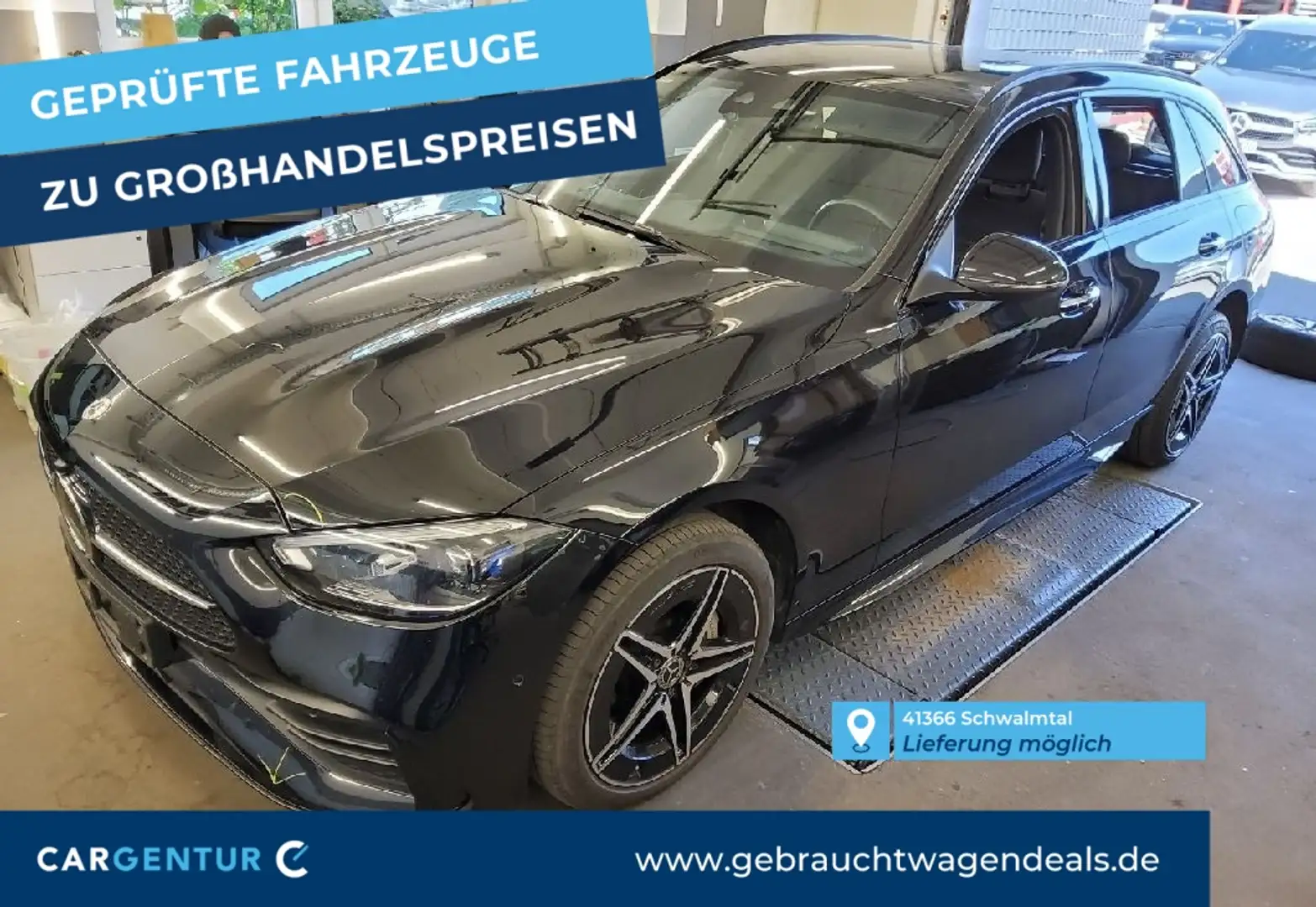 Mercedes-Benz C 30 AMG C C 300 e T AMG Line SpoSi AHK ACC Lane BLIS LED Noir - 1