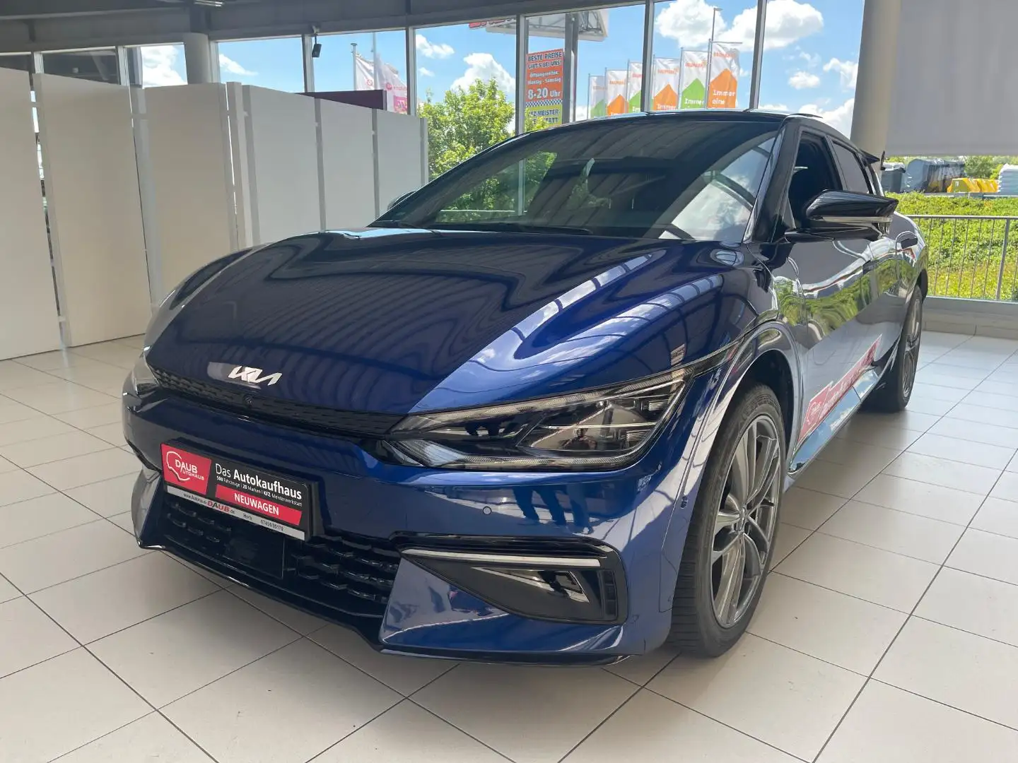 Kia EV6 77.4 AWD GTL GD ASS+ SND WP Dt.FZG!! Blau - 1