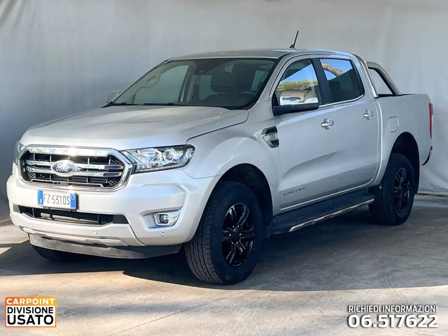 Ford Ranger 3.2 tdci double cab limited 200cv auto siva - 1