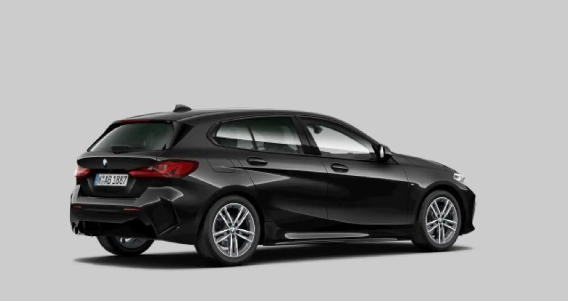 BMW 118 i Aut. ***M-sport | LiveCockpit | LED*** Schwarz - 2