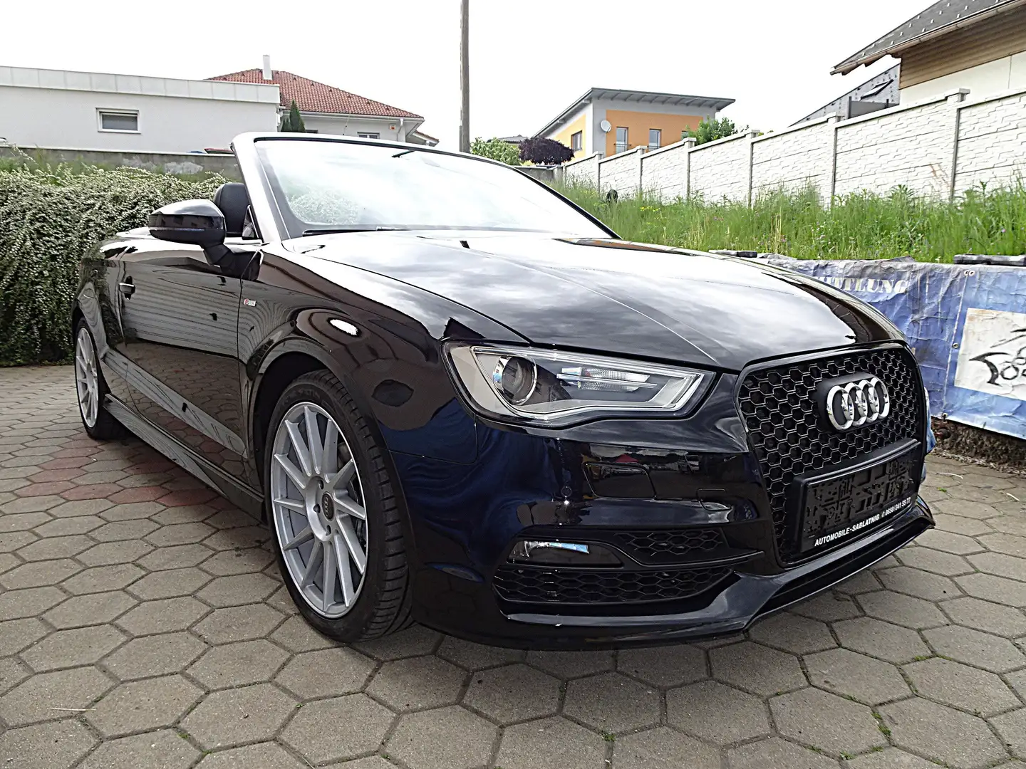 Audi A3 Cabrio 2,0 TDI Aut. S-line Sportpaket Negro - 2