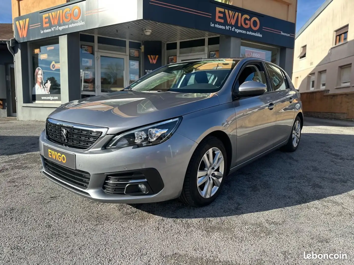 Peugeot 308 generation-ii 1.5 bluehdi 130ch active business eat bva start-stop Gris - 1