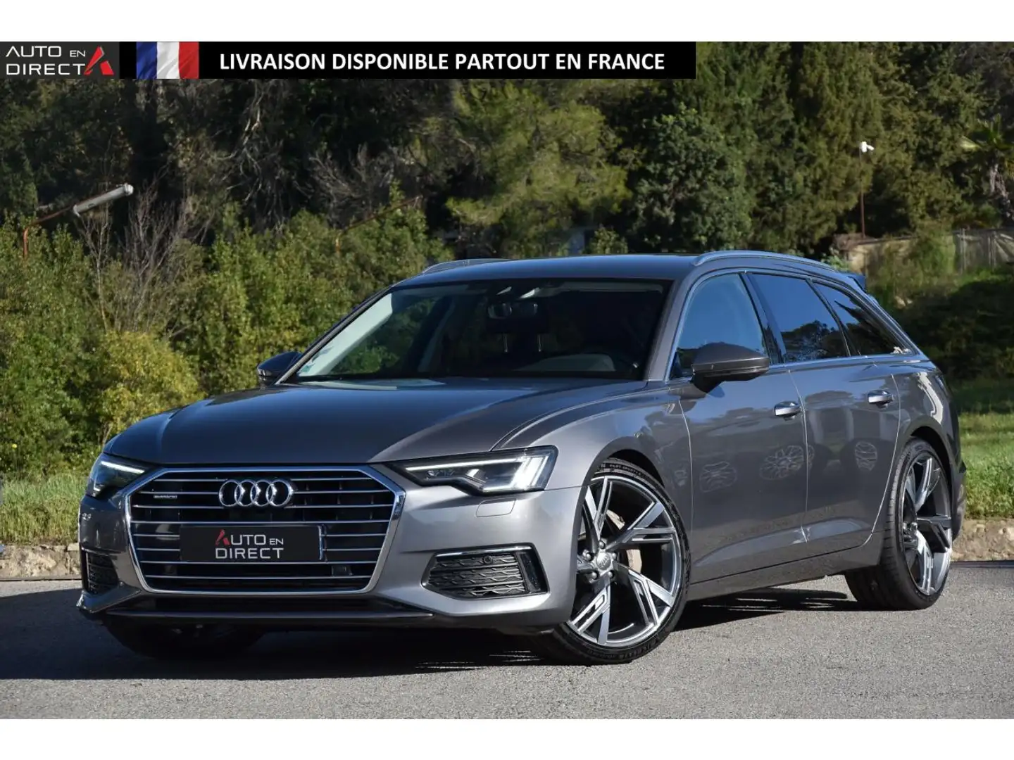 Audi A6 Avant Quattro 3.0 V6 50 TDI - 286 - BVA Tiptronic AVANT 2018 BREAK Avus PHASE 1 Gris - 1