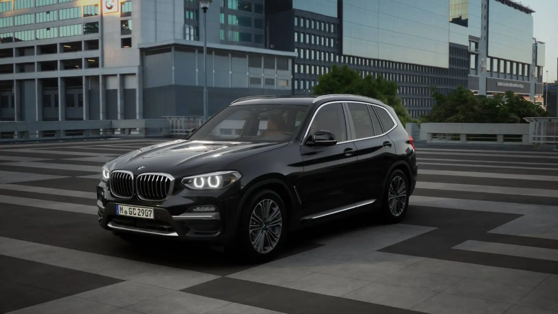 BMW X3 xDrive 20i Luxury Line SpurAss LED ACC 360° HUD Pa Negro - 1