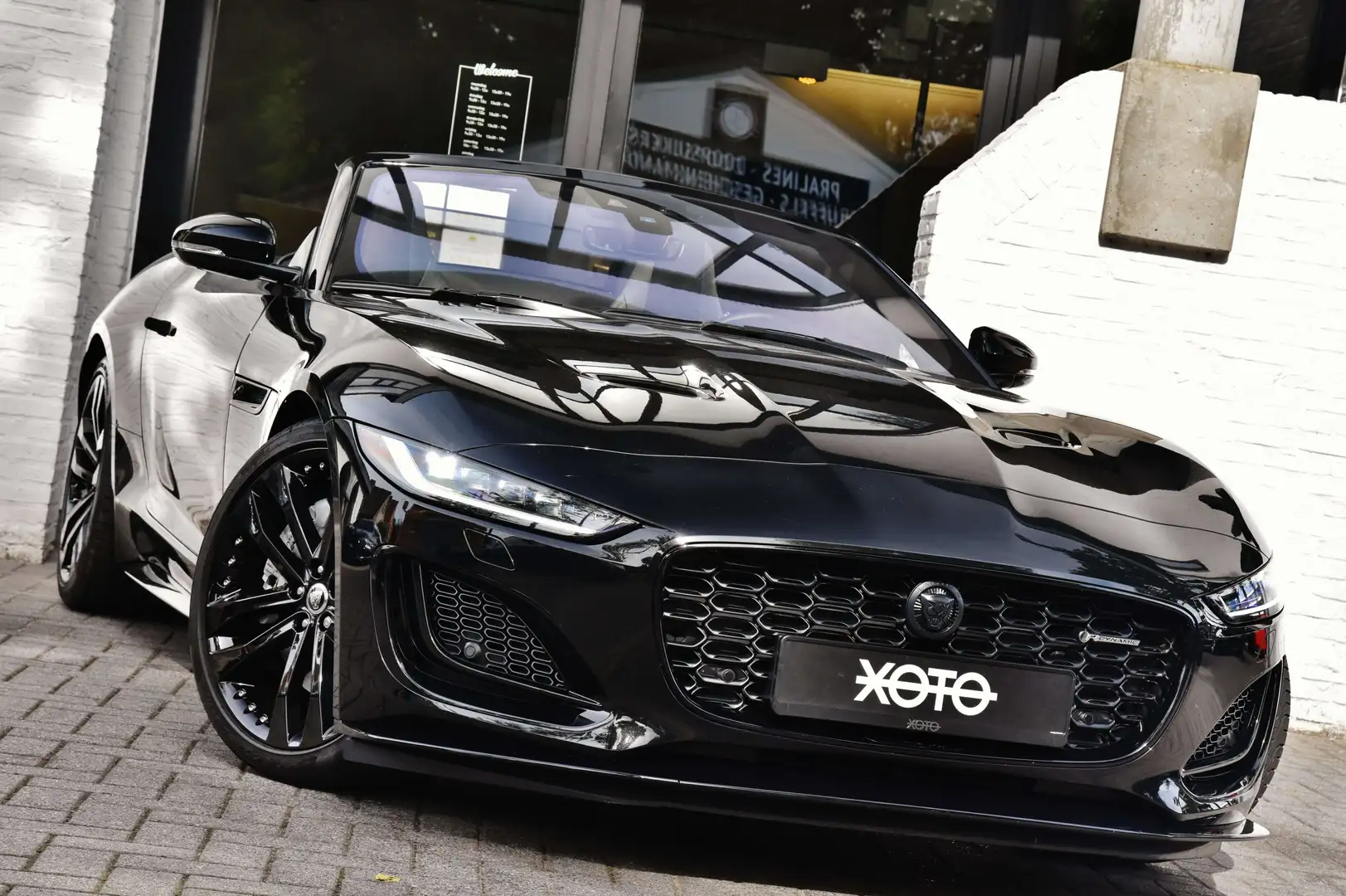 Jaguar F-Type P300 AUT. CABRIOLET P300 R-DYNAMIC **FULL BLACK ** Noir - 2