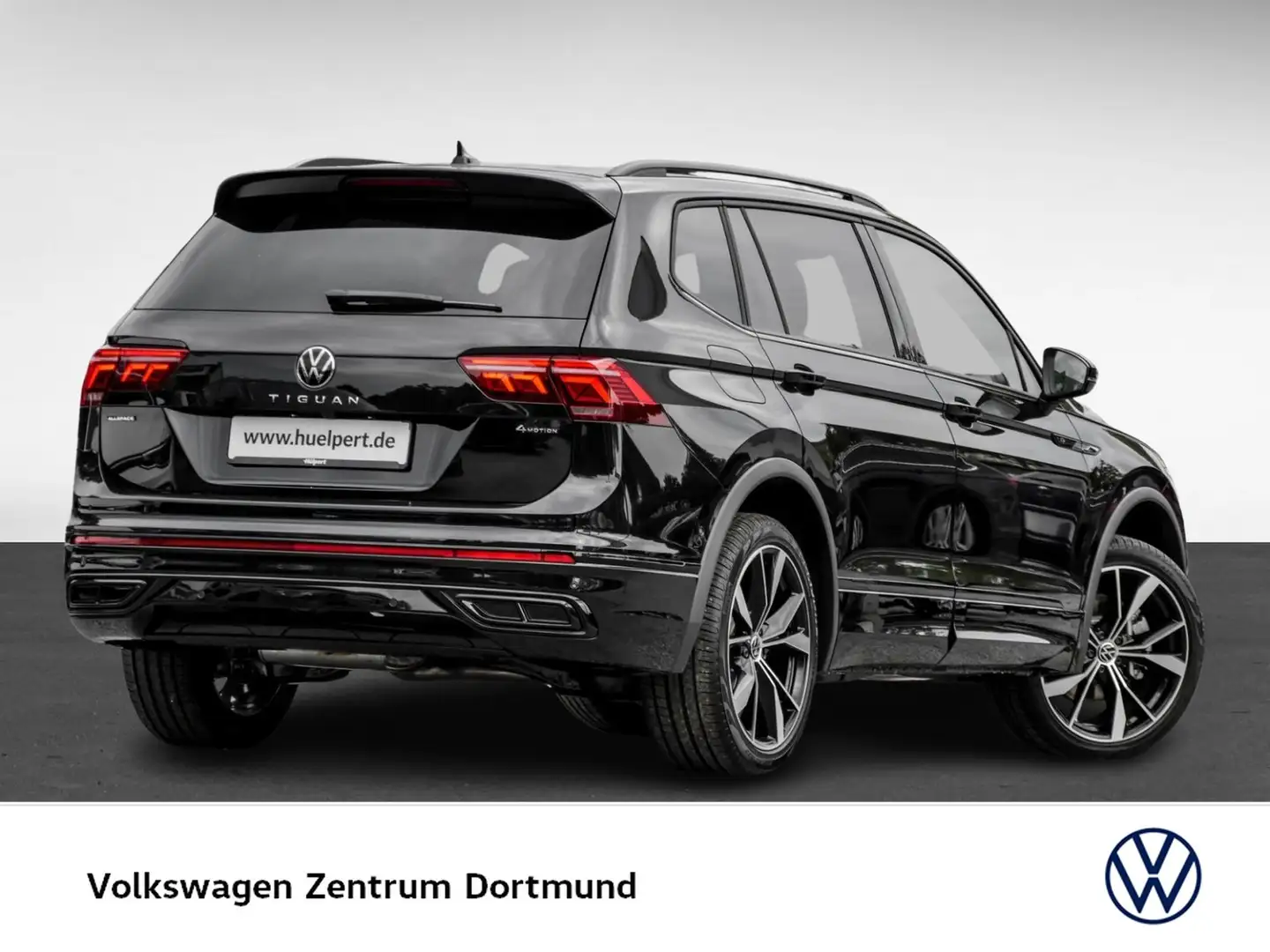 Volkswagen Tiguan Allspace 2.0 R-LINE 4X4 LEDER PANO AHK 20Z Zwart - 2