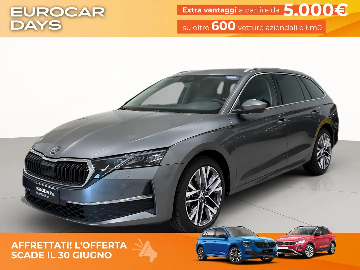 Skoda Octavia wagon 1.5 tsi mhev style 115cv dsg Gris - 1