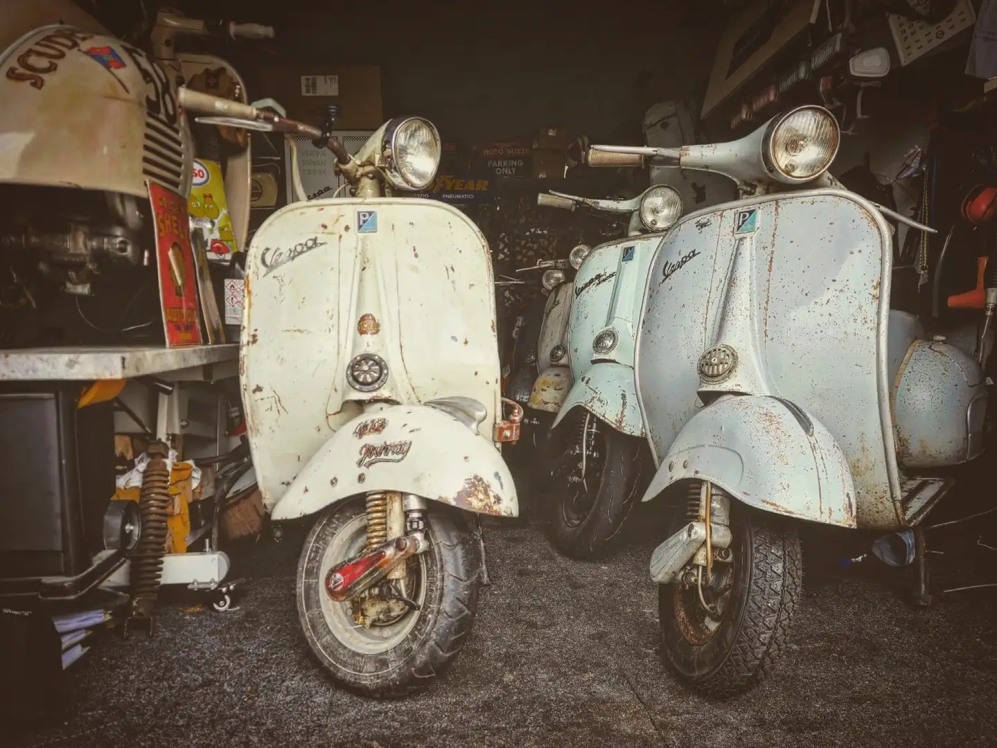 Vespa 125 VNB Blau - 2
