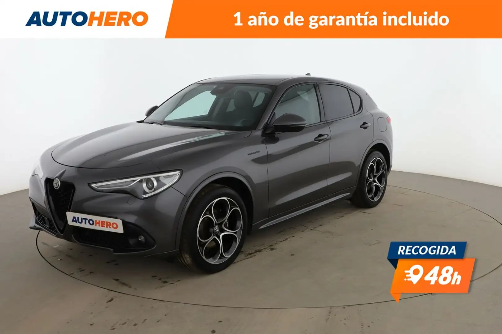 Alfa Romeo Stelvio 2.2 JTDM Veloce Q4 Gris - 1
