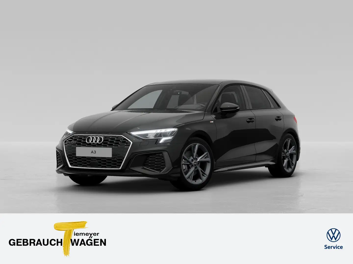 Audi A3 40 TFSI Q 2x S LINE LED PDC STHZG P Schwarz - 1
