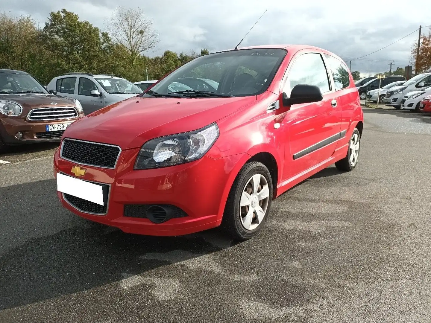 Chevrolet Aveo 1.2 16V 3P Czerwony - 1