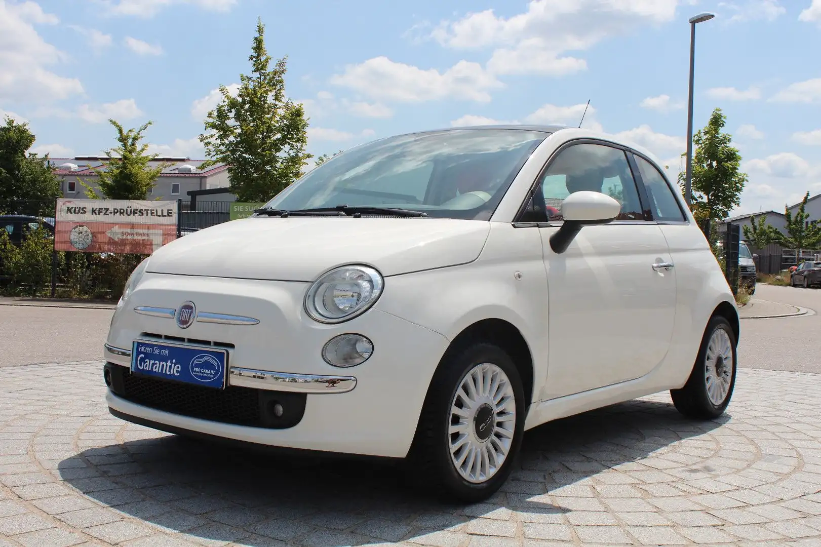 Fiat 500 74 kw Sh.gepfl. Insp. neu Blanc - 1