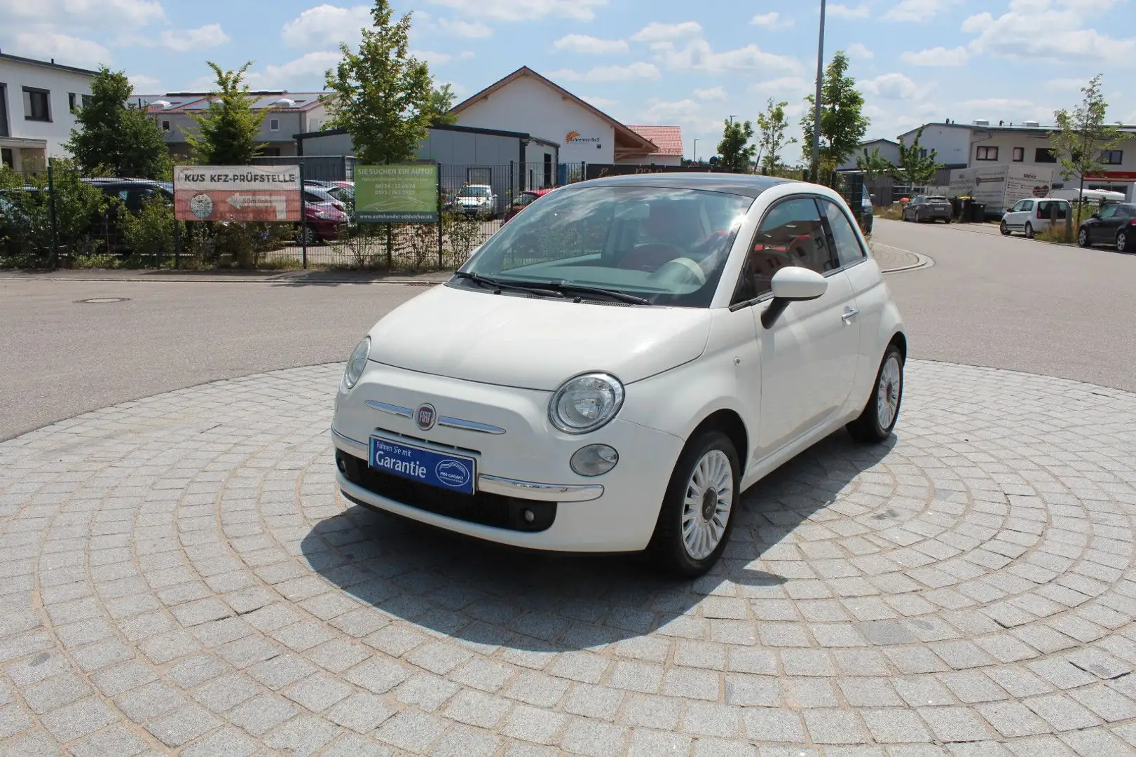 Fiat 500 74 kw Sh.gepfl. Insp. neu Blanc - 2